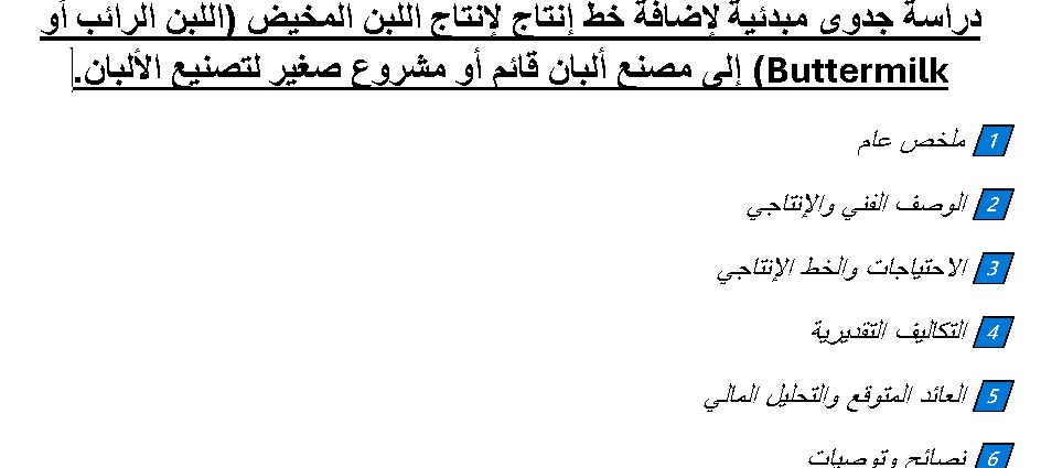 خط انتاج اللبن المخيض